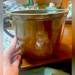 Antique Buckeye Blue Ribbon Stoeware Crock